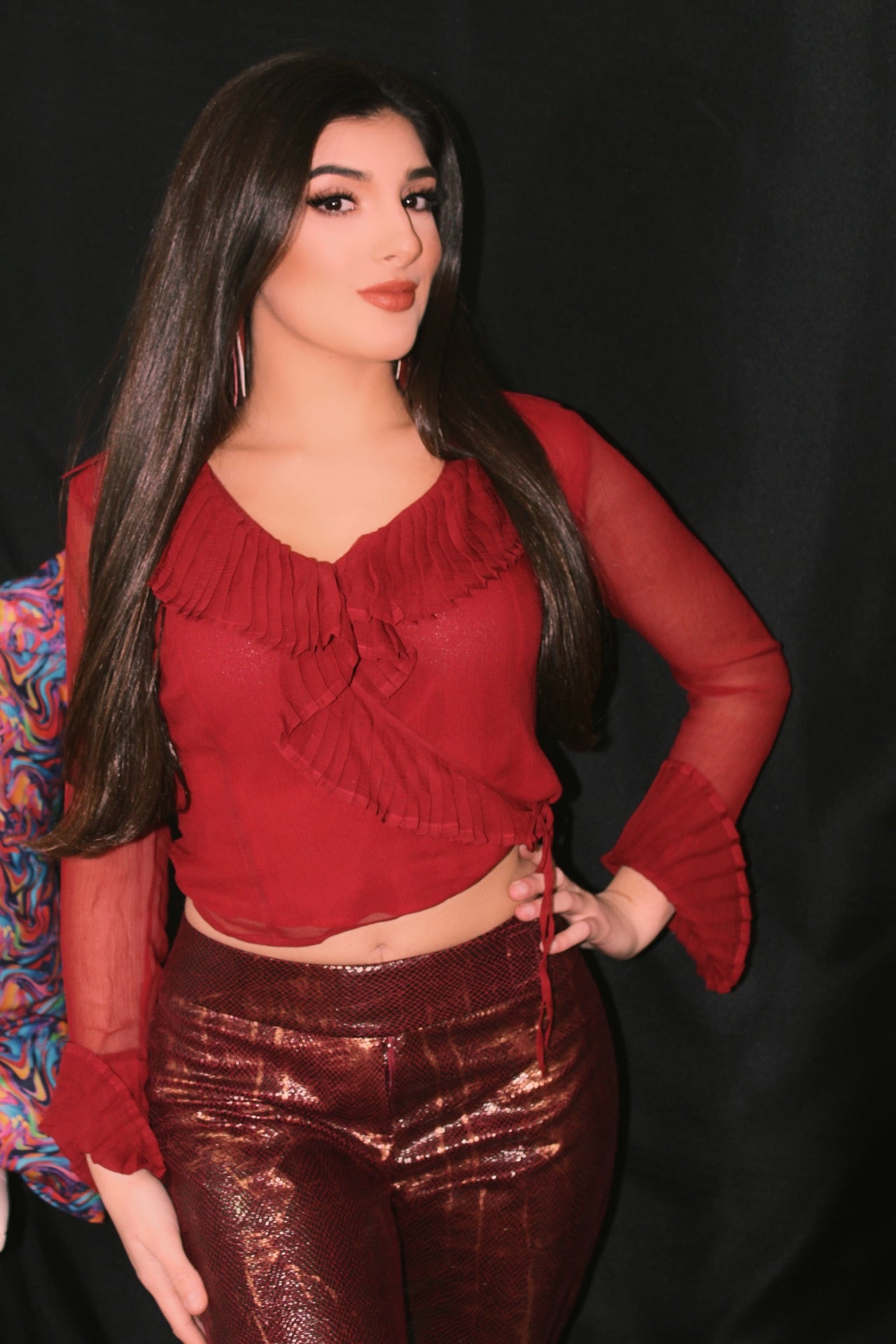 Silk Printed Blouse
