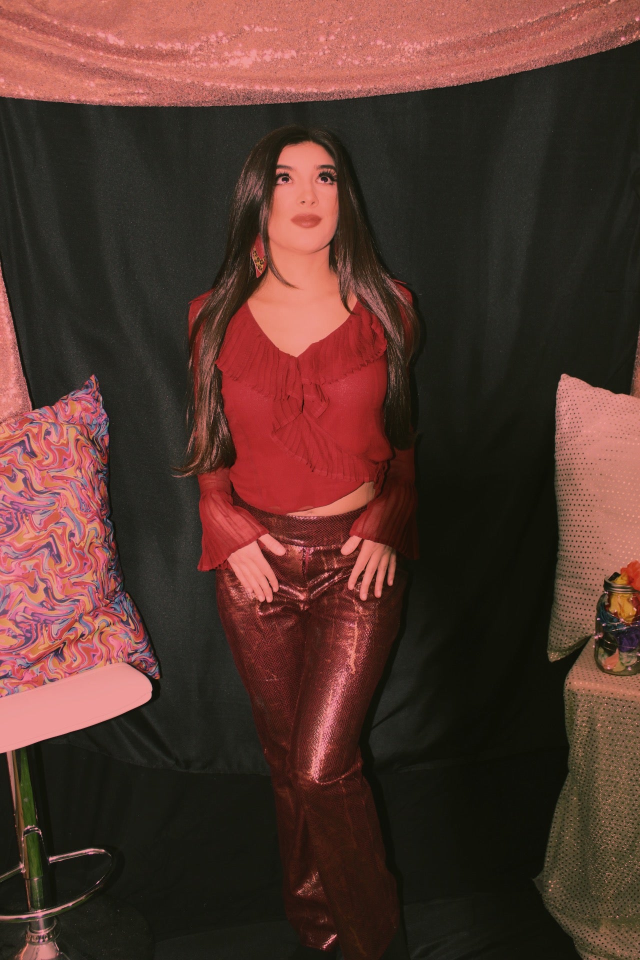 Silk Printed Blouse