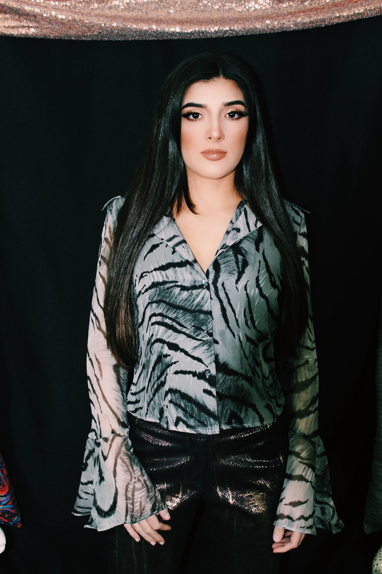 Silk Printed Blouse