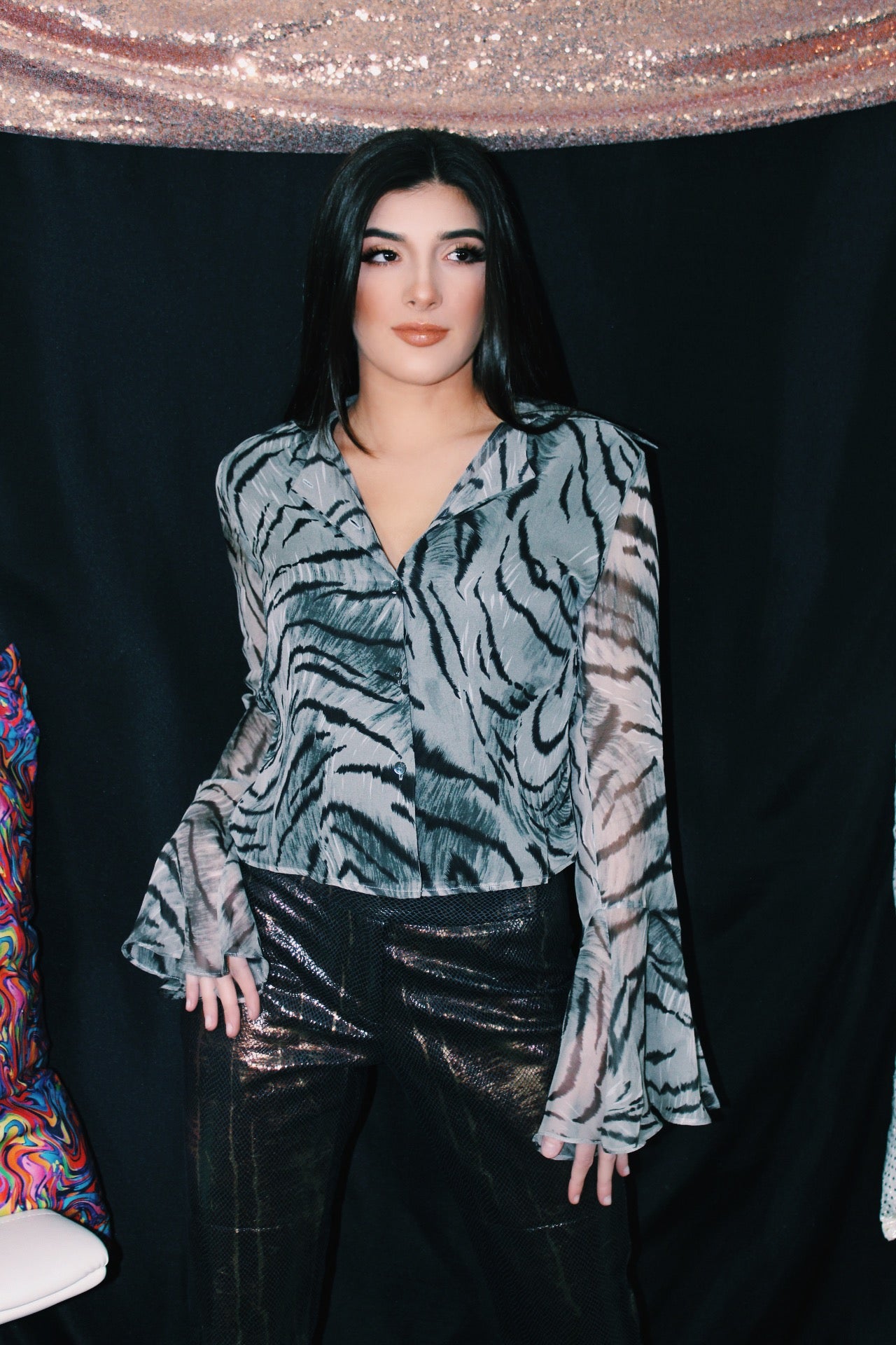 Silk Printed Blouse