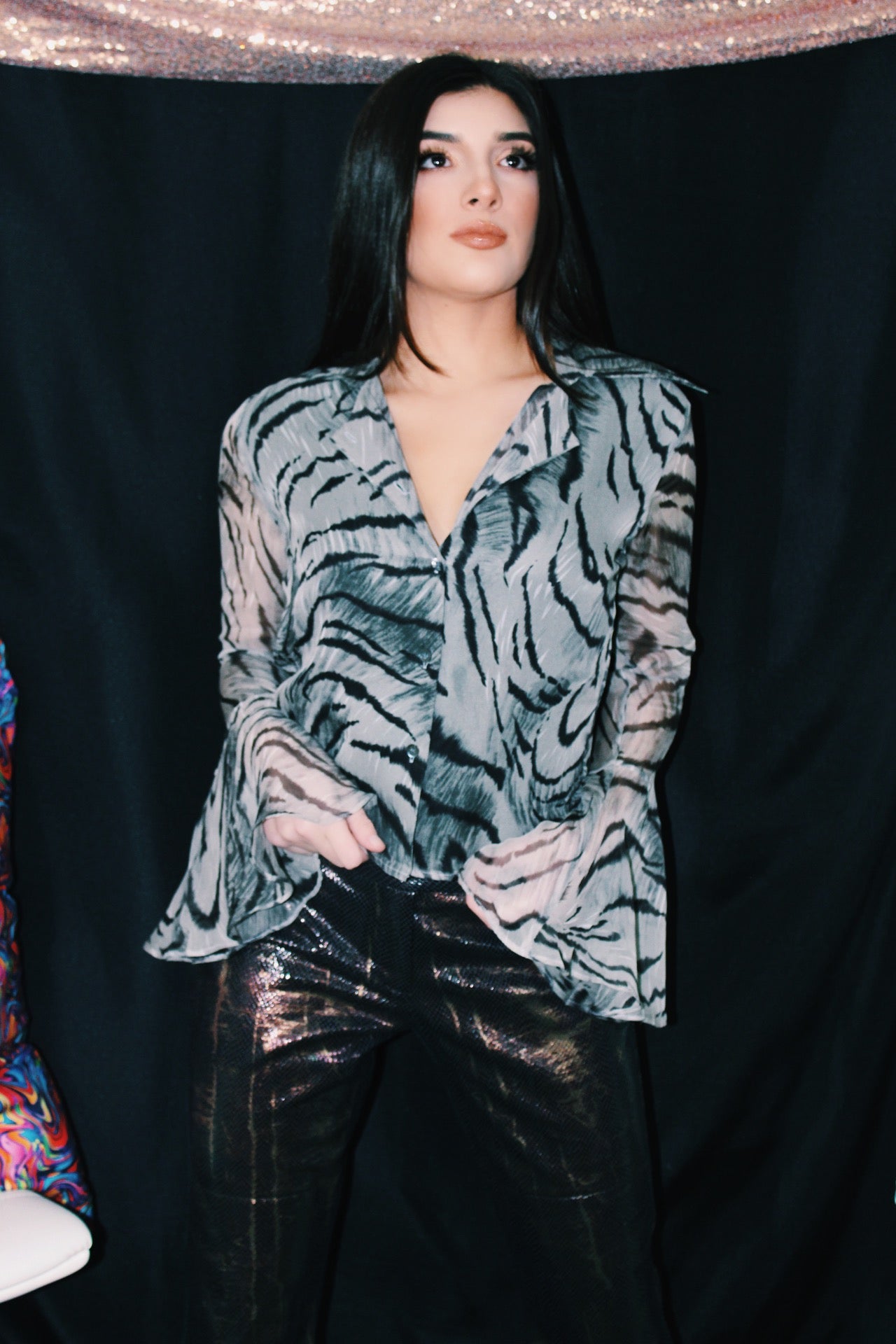 Silk Printed Blouse